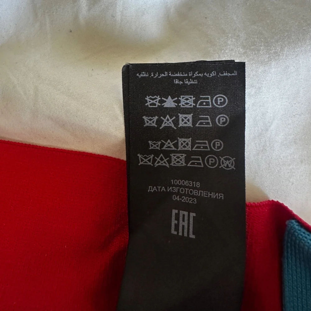 TORY BURCH Bubble Stripe Skirt blue & red - Picture 7 of 8